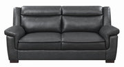 Arabella Pillow Top Upholstered Sofa Grey - Theo's Factory Direct Mattress & Furniture (Columbus, OH)
