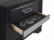 Miranda 2-drawer Nightstand Tray Black - Theo's Factory Direct Mattress & Furniture (Columbus, OH)