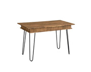Sheeran Writing Desk with 4 Hidden Storages Rustic Amber - Theo's Factory Direct Mattress & Furniture (Columbus, OH)