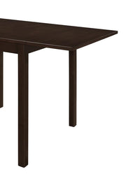 Kelso Rectangular Dining Table with Drop Leaf Cappuccino - Theo's Factory Direct Mattress & Furniture (Columbus, OH)