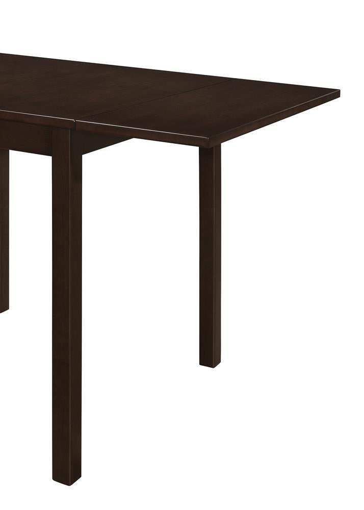 Kelso Rectangular Dining Table with Drop Leaf Cappuccino - Theo's Factory Direct Mattress & Furniture (Columbus, OH)