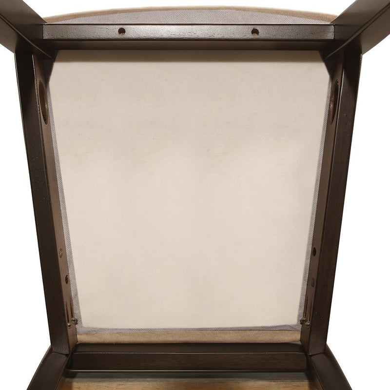 Kelso Lattice Back Dining Chairs Cappuccino (Set of 2) - Theo's Factory Direct Mattress & Furniture (Columbus, OH)