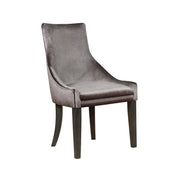Phelps Upholstered Demi Wing Chairs Grey (Set of 2) - Theo's Factory Direct Mattress & Furniture (Columbus, OH)
