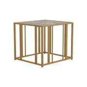 Adri Metal Frame End Table Matte Brass - Theo's Factory Direct Mattress & Furniture (Columbus, OH)