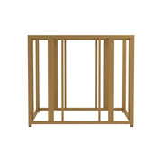 Adri Metal Frame End Table Matte Brass - Theo's Factory Direct Mattress & Furniture (Columbus, OH)