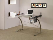 Melo 3-Drawer Drafting Desk Champagne - Theo's Factory Direct Mattress & Furniture (Columbus, OH)