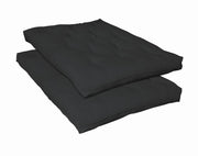 8" Premium Futon Pad Black - Theo's Factory Direct Mattress & Furniture (Columbus, OH)