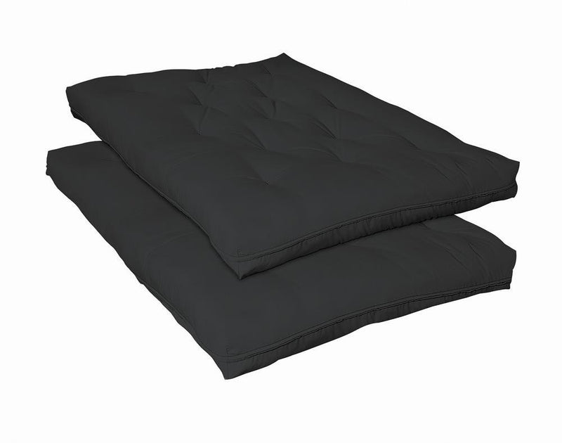 9" Deluxe Innerspring Futon Pad Black - Theo's Factory Direct Mattress & Furniture (Columbus, OH)