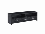 Alton 62" 3-drawer TV Console Black Oak - Theo's Factory Direct Mattress & Furniture (Columbus, OH)