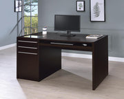 Halston 3-drawer Connect-it Office Desk Cappuccino - Theo's Factory Direct Mattress & Furniture (Columbus, OH)