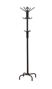 Collier 12-hook Coat Rack Black - Theo's Factory Direct Mattress & Furniture (Columbus, OH)