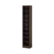 Eliam Rectangular Bookcase with 2 Fixed Shelves Cappuccino - Theo's Factory Direct Mattress & Furniture (Columbus, OH)