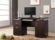 Tracy 2-drawer Computer Desk Cappuccino - Theo's Factory Direct Mattress & Furniture (Columbus, OH)