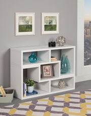 Velma Convertible TV Console and Bookcase White - Theo's Factory Direct Mattress & Furniture (Columbus, OH)