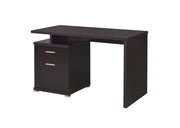 Irving 2-drawer Office Desk with Cabinet Cappuccino - Theo's Factory Direct Mattress & Furniture (Columbus, OH)