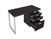 Brennan 3-drawer Office Desk Cappuccino - Theo's Factory Direct Mattress & Furniture (Columbus, OH)