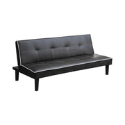 Katrina Tufted Upholstered Sofa Bed Black - Theo's Factory Direct Mattress & Furniture (Columbus, OH)