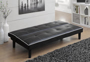 Katrina Tufted Upholstered Sofa Bed Black - Theo's Factory Direct Mattress & Furniture (Columbus, OH)