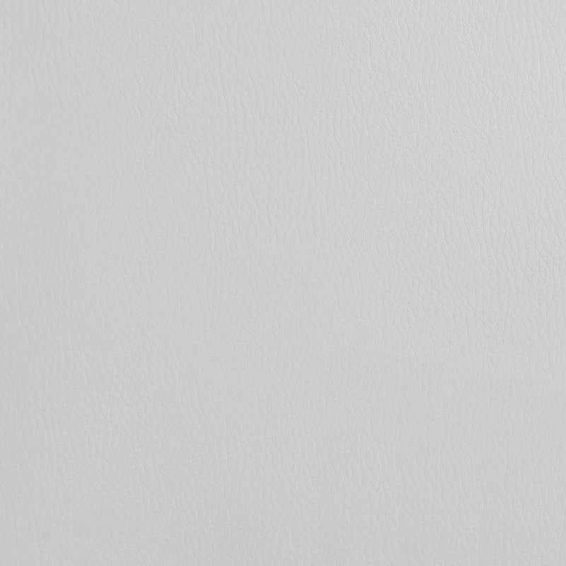 Bowman Round Upholstered Ottoman White - Theo's Factory Direct Mattress & Furniture (Columbus, OH)