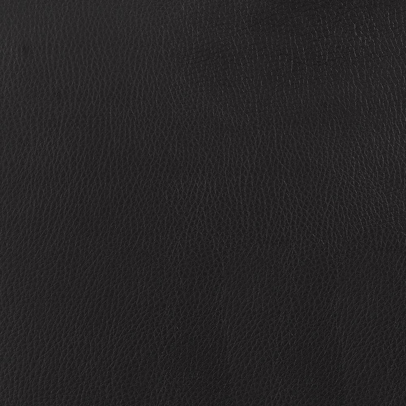 Bowman Round Upholstered Ottoman Black - Theo's Factory Direct Mattress & Furniture (Columbus, OH)