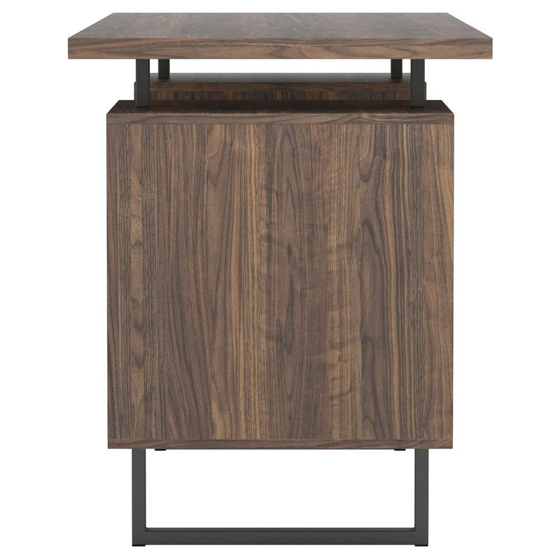 Lawtey Floating Top Office Desk Weathered Grey - Theo's Factory Direct Mattress & Furniture (Columbus, OH)