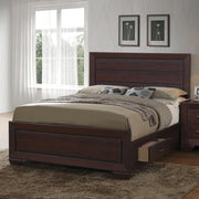 Kauffman California King, Eastren King, & Queen Panel Bed Dark Cocoa - Theo's Factory Direct Mattress & Furniture (Columbus, OH)