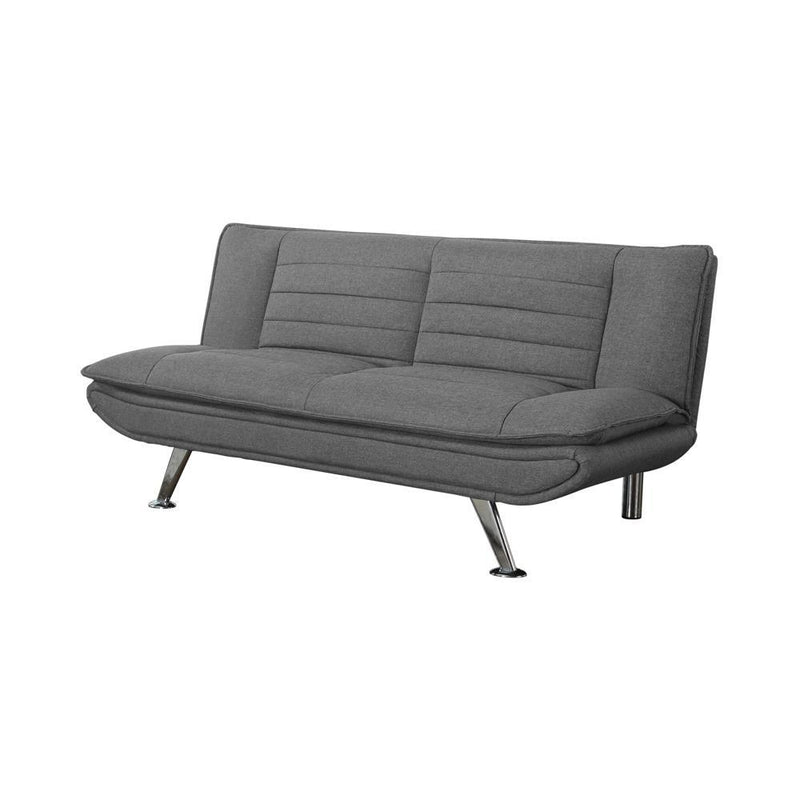 Julian Upholstered Sofa Bed with Pillow-top Seating Grey - Theo's Factory Direct Mattress & Furniture (Columbus, OH)