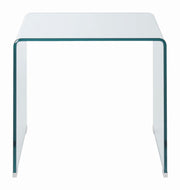 Ripley Square End Table Clear - Theo's Factory Direct Mattress & Furniture (Columbus, OH)