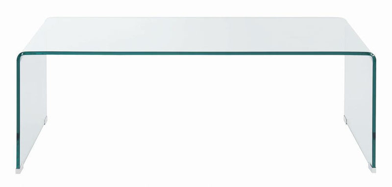 Ripley Rectangular Coffee Table Clear - Theo's Factory Direct Mattress & Furniture (Columbus, OH)