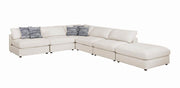 Serene Upholstered Rectangular Ottoman Beige - Theo's Factory Direct Mattress & Furniture (Columbus, OH)