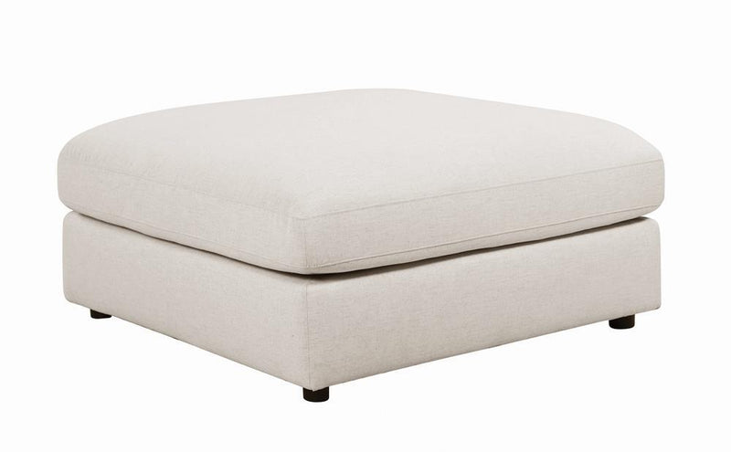 Serene Upholstered Rectangular Ottoman Beige - Theo's Factory Direct Mattress & Furniture (Columbus, OH)
