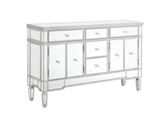 Duchess 5-drawer Accent Cabinet Silver - Theo's Factory Direct Mattress & Furniture (Columbus, OH)
