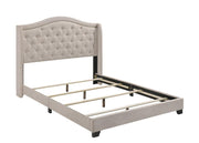 Sonoma Camel Back Queen Bed Beige - Theo's Factory Direct Mattress & Furniture (Columbus, OH)