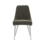 Cabianca Curved Back Side Chairs Grey (Set of 2) - Theo's Factory Direct Mattress & Furniture (Columbus, OH)