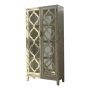 Mckellen 2-door Tall Cabinet Antique White - Theo's Factory Direct Mattress & Furniture (Columbus, OH)