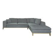 Persia 2-piece Modular Sectional Grey - Theo's Factory Direct Mattress & Furniture (Columbus, OH)