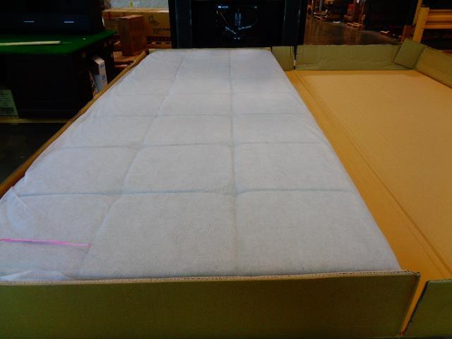 Fairfield Eastern King & Queen Upholstered Panel Bed Beige & Grey - Theo's Factory Direct Mattress & Furniture (Columbus, OH)