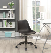 Carnell Adjustable Height Office Chair with Casters Brown and Rustic Taupe - Theo's Factory Direct Mattress & Furniture (Columbus, OH)
