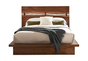 Winslow California King, E.King & Queen Bed Smokey Walnut and Coffee Bean - Theo's Factory Direct Mattress & Furniture (Columbus, OH)
