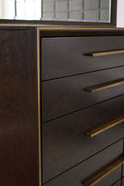Durango 8-drawer Dresser Smoked Peppercorn - Theo's Factory Direct Mattress & Furniture (Columbus, OH)