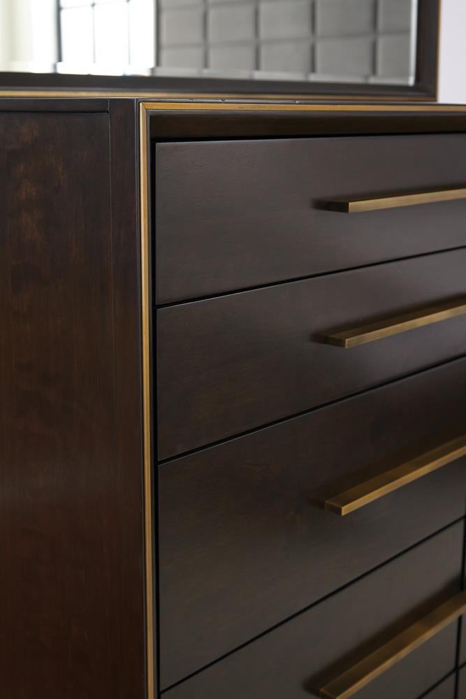 Durango 8-drawer Dresser Smoked Peppercorn - Theo's Factory Direct Mattress & Furniture (Columbus, OH)