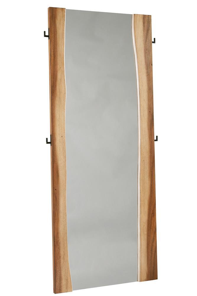 Winslow Standing Mirror Smokey Walnut and Coffee Bean - Theo's Factory Direct Mattress & Furniture (Columbus, OH)