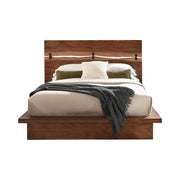 Winslow California King, E.King & Queen Bed Smokey Walnut and Coffee Bean - Theo's Factory Direct Mattress & Furniture (Columbus, OH)