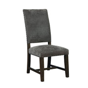 Twain Upholstered Side Chairs Warm Grey (Set of 2) - Theo's Factory Direct Mattress & Furniture (Columbus, OH)