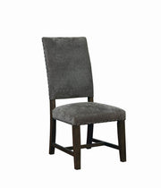 Twain Upholstered Side Chairs Warm Grey (Set of 2) - Theo's Factory Direct Mattress & Furniture (Columbus, OH)