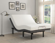 Clara Eastern King, E.King, Queen, & Twin XL Adjustable Bed Base Grey and Black - Theo's Factory Direct Mattress & Furniture (Columbus, OH)