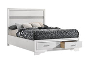 Miranda Full & Twin Storage Bed White - Theo's Factory Direct Mattress & Furniture (Columbus, OH)