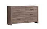Brantford 6-drawer Dresser Barrel Oak - Theo's Factory Direct Mattress & Furniture (Columbus, OH)