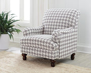 Glenn Upholstered Accent Chair Grey - Theo's Factory Direct Mattress & Furniture (Columbus, OH)