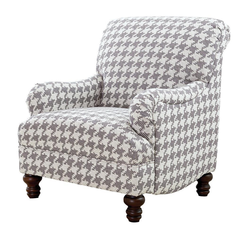 Glenn Upholstered Accent Chair Grey - Theo's Factory Direct Mattress & Furniture (Columbus, OH)